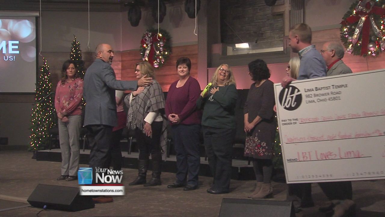 Lima Baptist Temple makes its largest Christmas-time donation